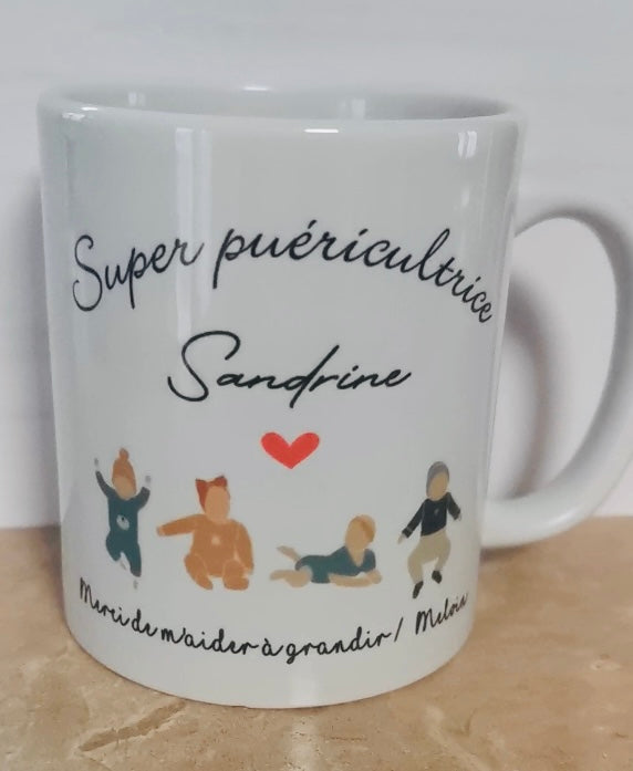 Mug Super puéricultrice