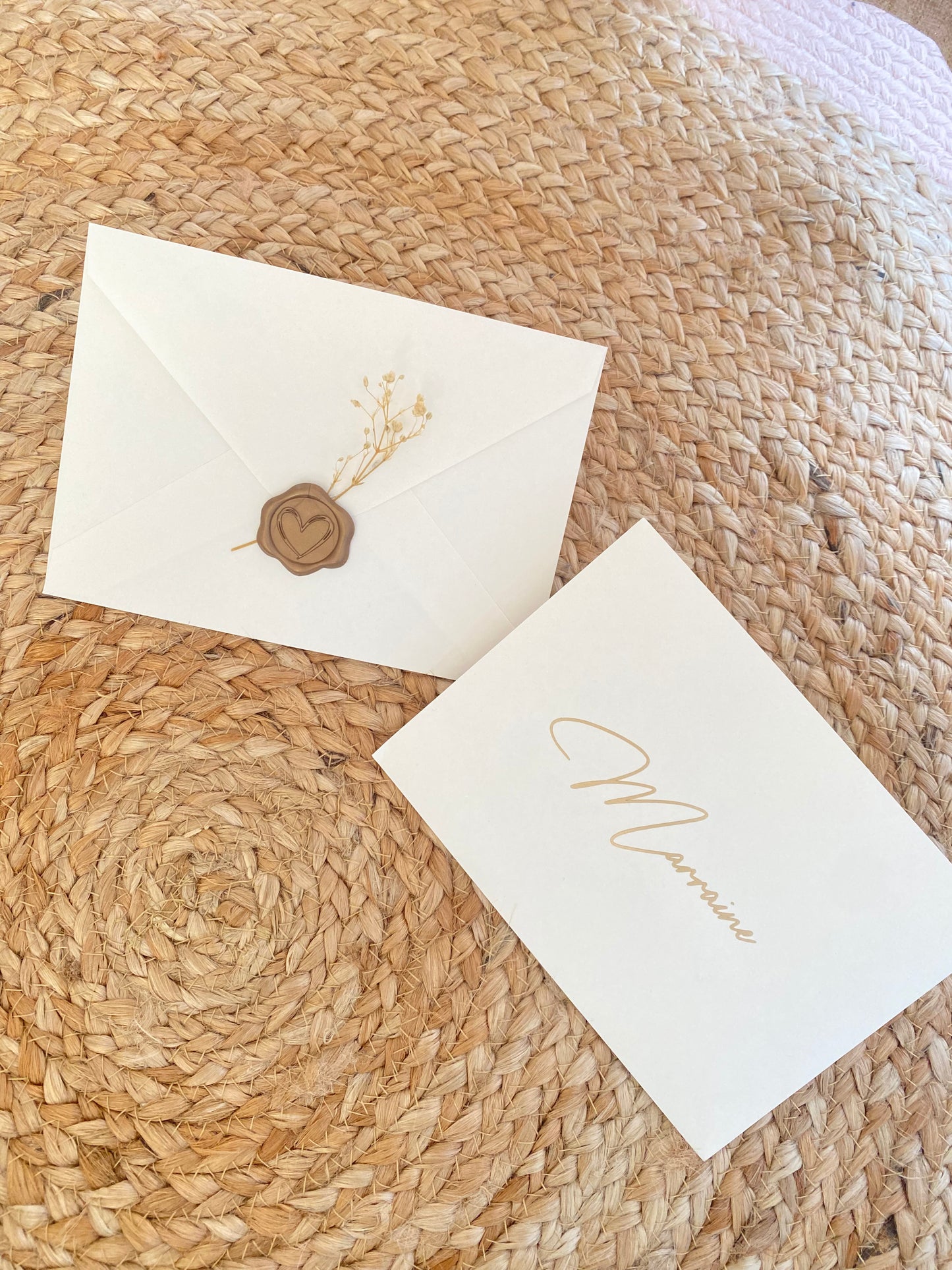 Enveloppe cadeau porte clef cuir