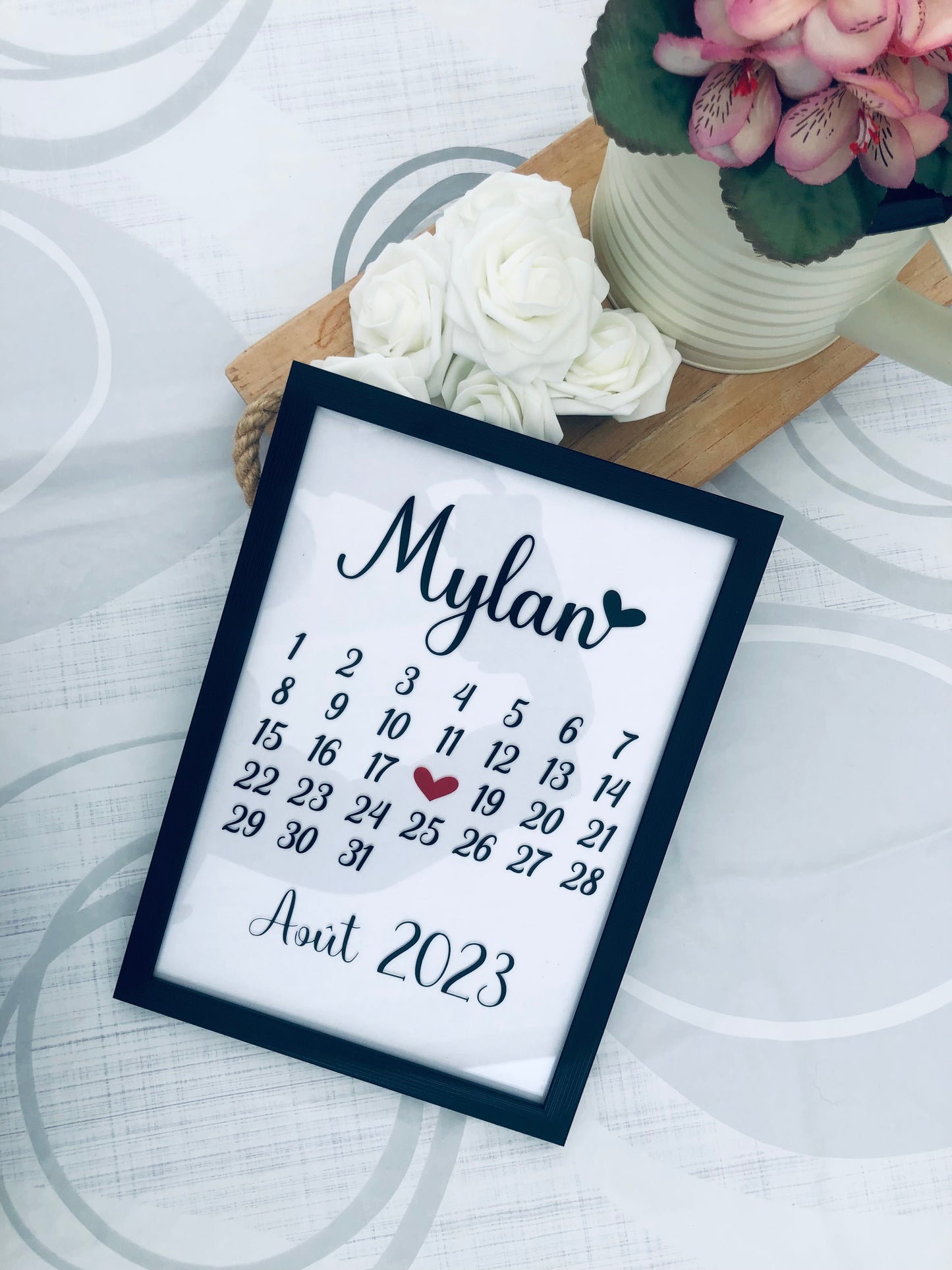 Cadre date de naissance