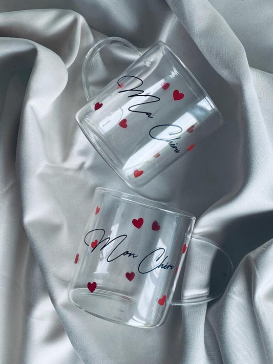 Duo tasses en verre
