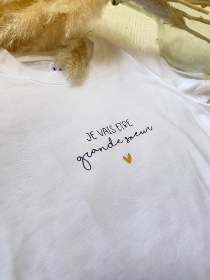 T-shirt je vais être..