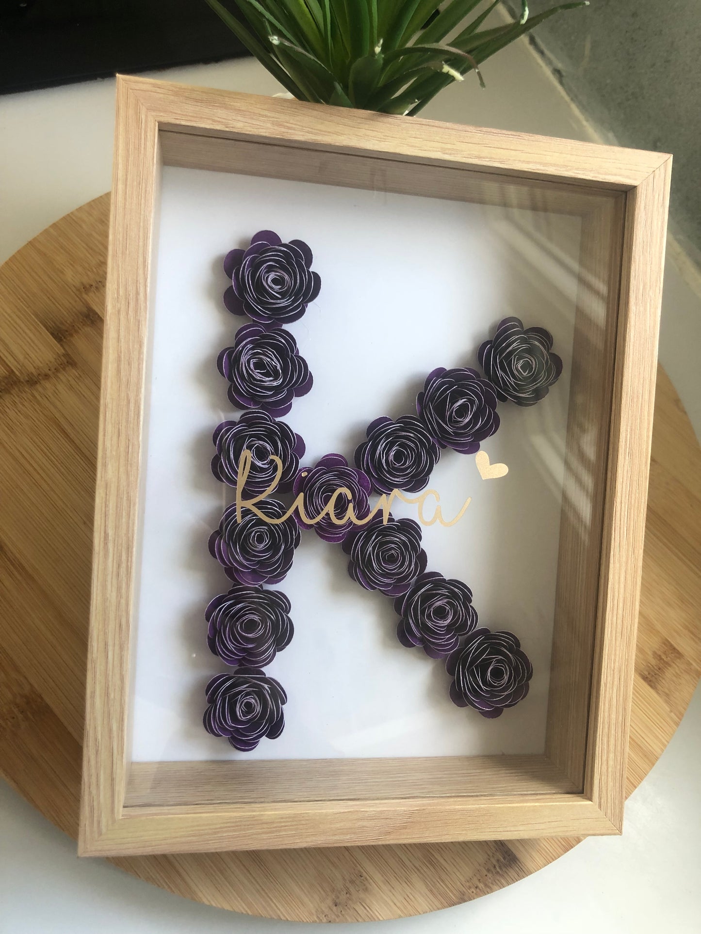 Cadre 3D Lettre