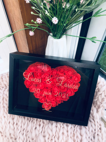 Cadre 3D coeur