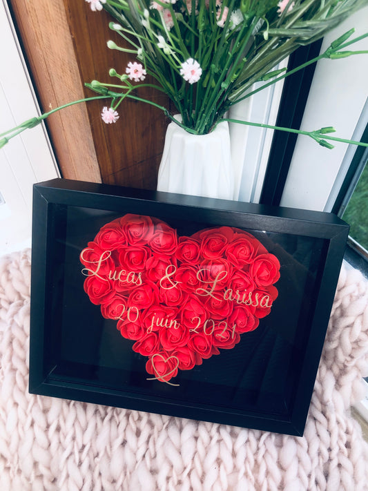 Cadre 3D coeur
