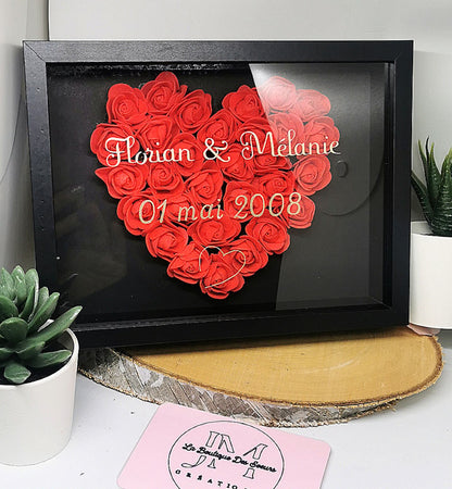Cadre 3D coeur